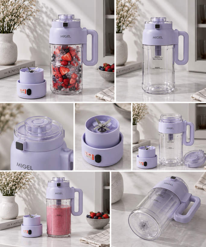 مخلوط کن میگل مدل GBL 104 شارژی و قابل حمل